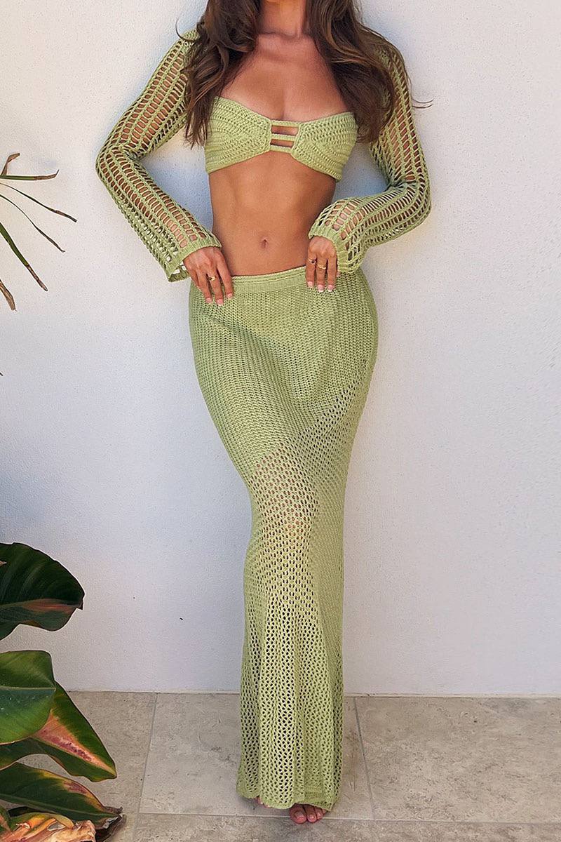 Sandswept Knit Tie-Front Set - Image 4