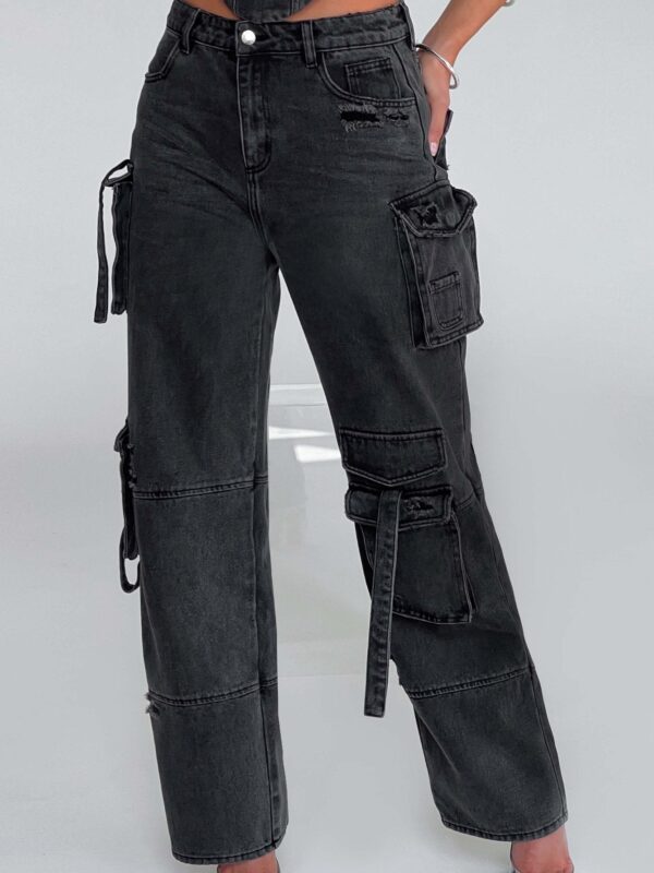 Shadow Veil Cargo Pant-Black