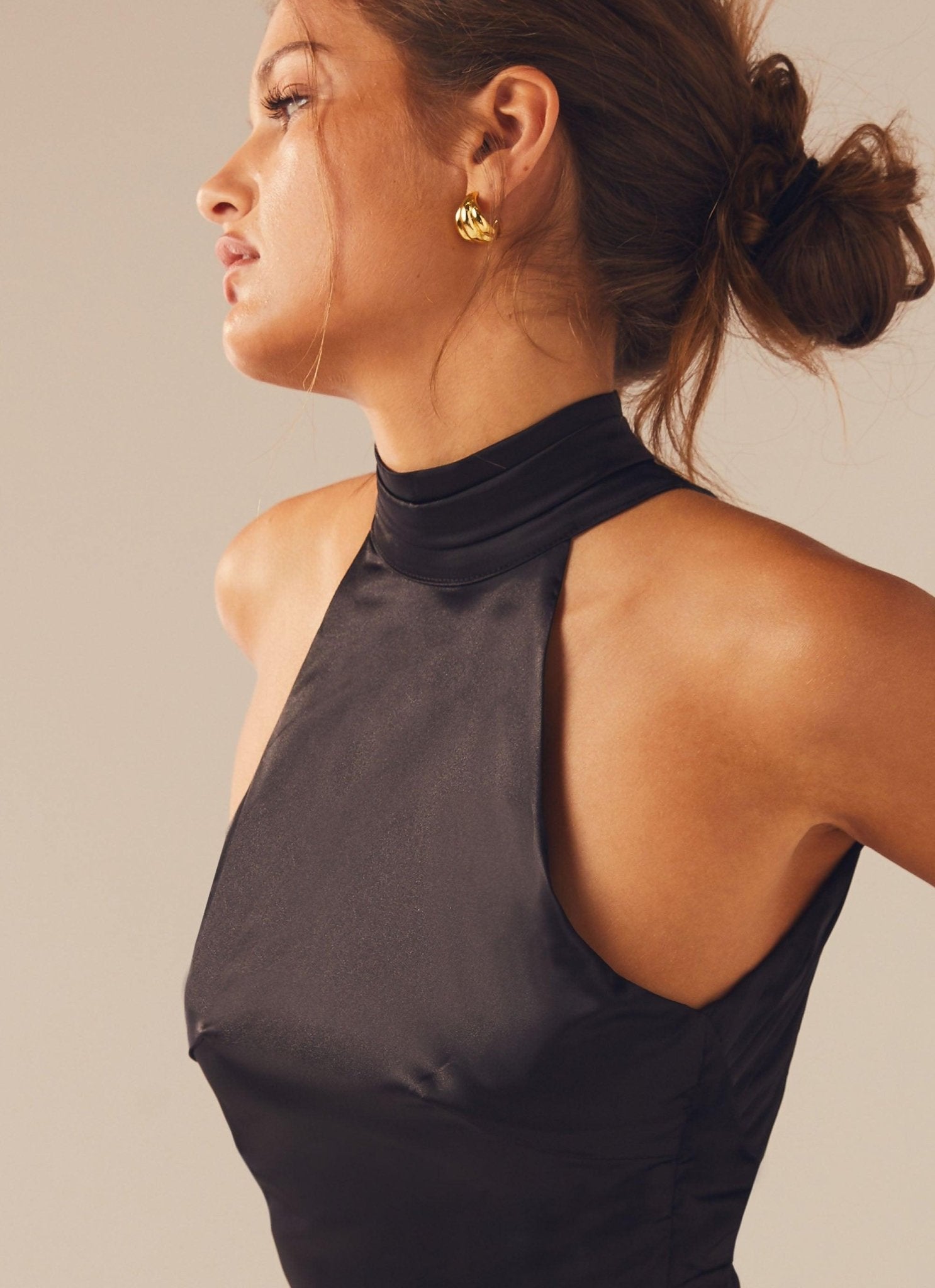 Sitting Pretty Mini Dress - Onyx - Image 2