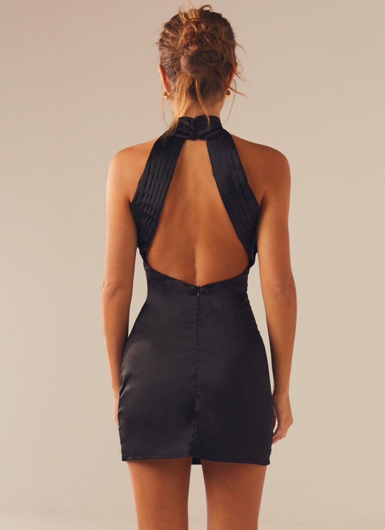 Sitting Pretty Mini Dress - Onyx - Image 3