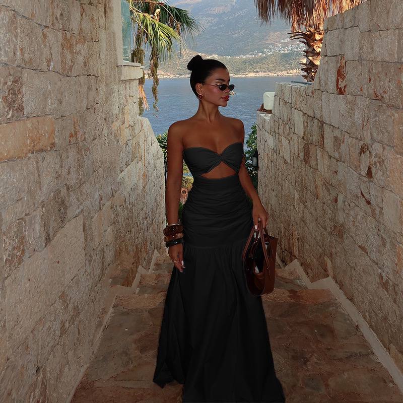 Solflare Strapless Cut-Out Maxi Dress - Image 2