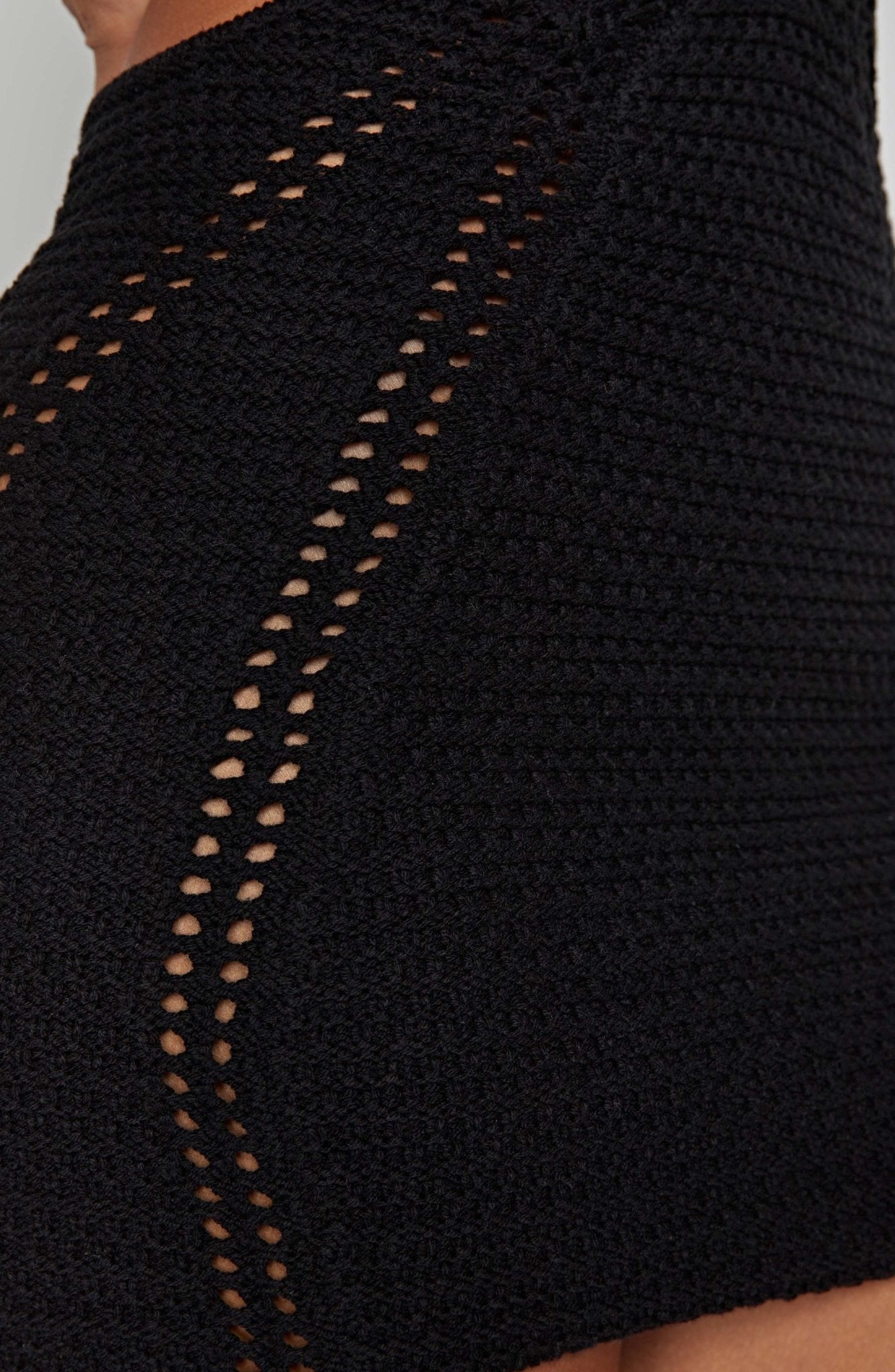 Sylvia Mini Dress - Black - Image 4