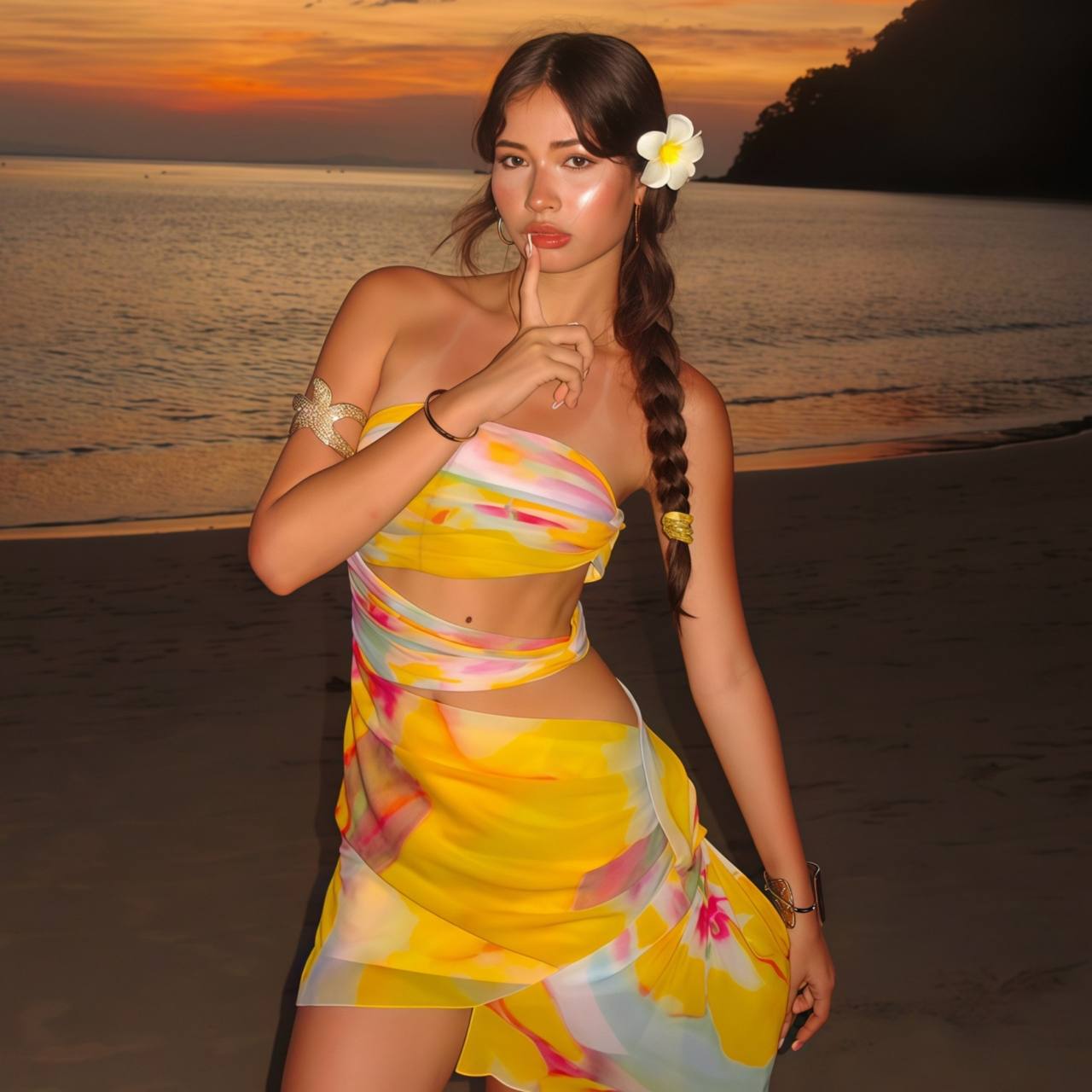 Tideglow Off-Shoulder Bodycon Dress - Image 3
