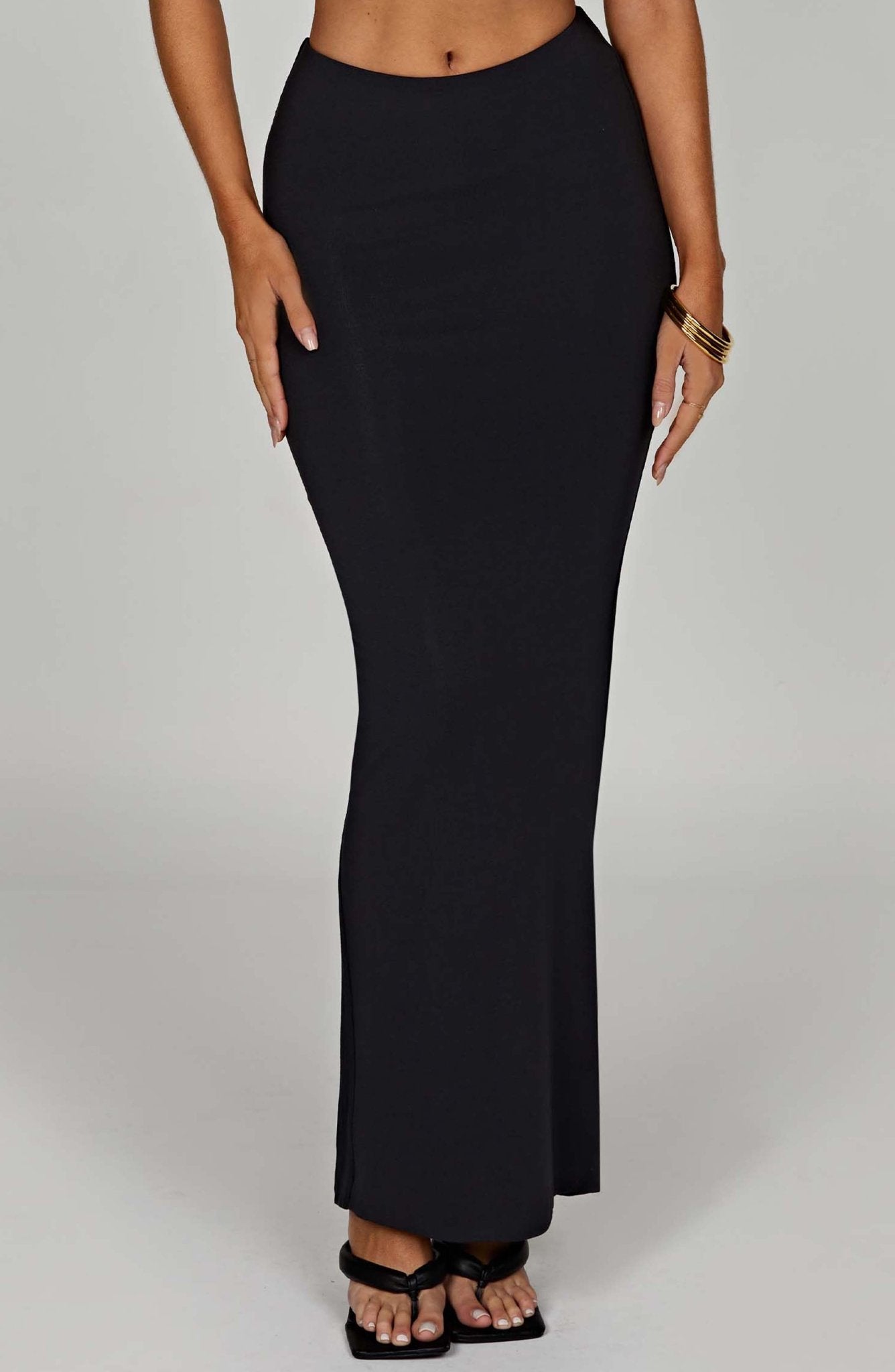 Yazmin Maxi Skirt - Black - Image 5