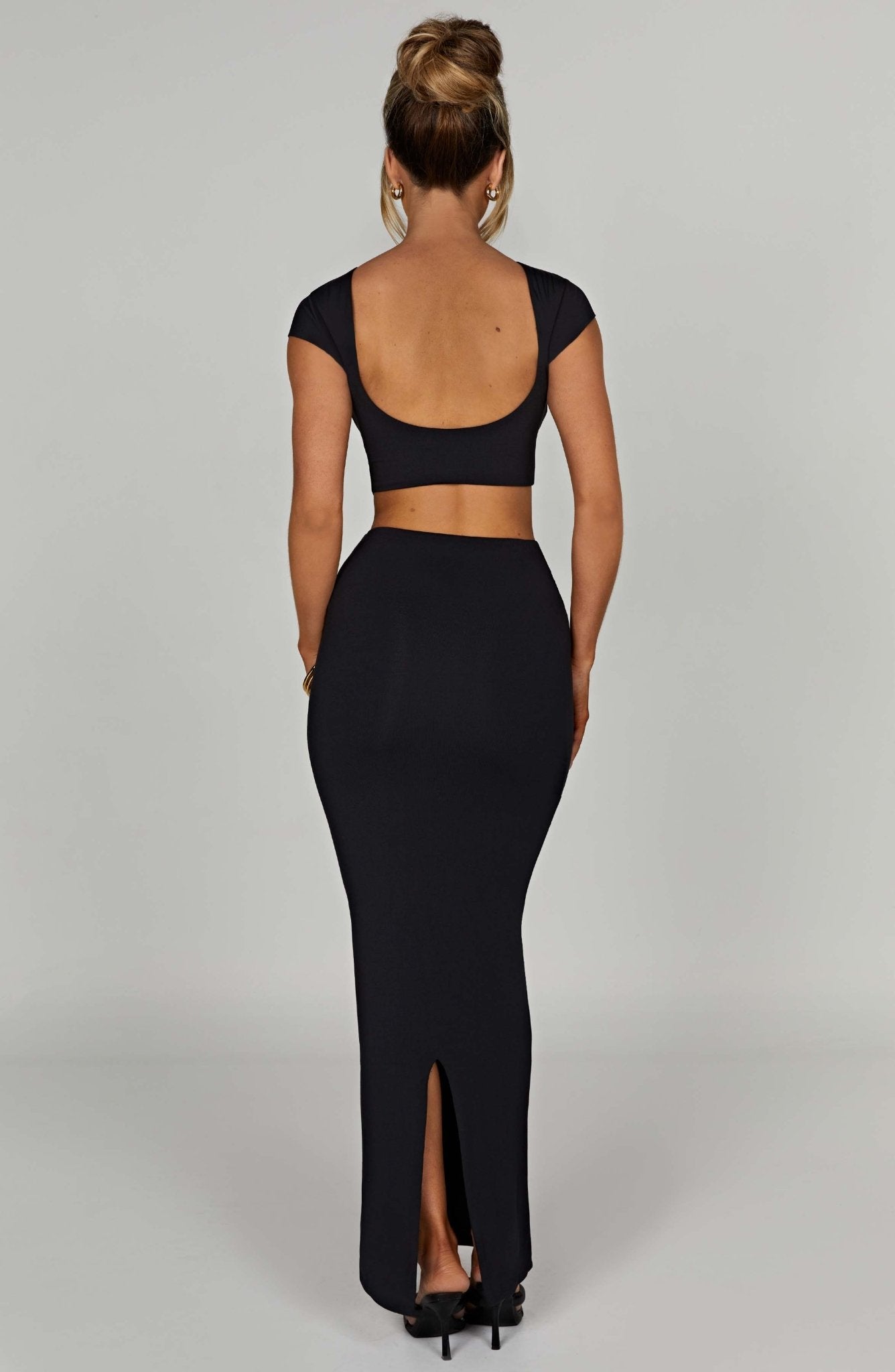 Yazmin Maxi Skirt - Black - Image 4