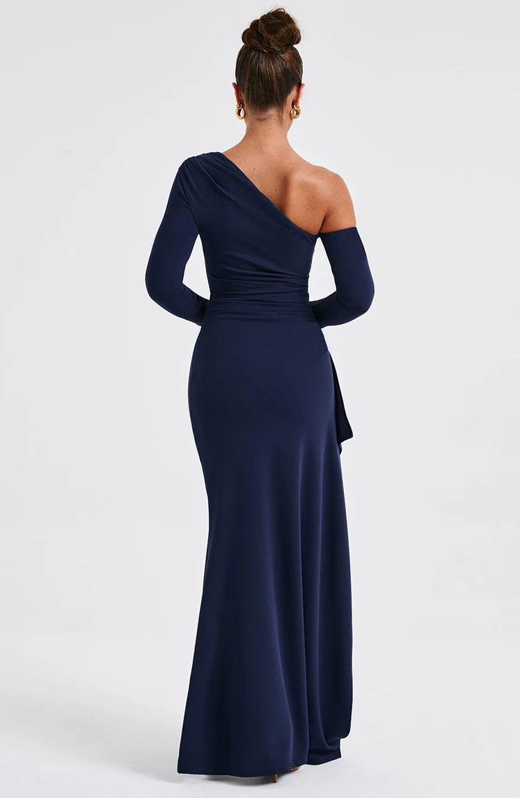 Adrienne Maxi Dress - Navy - Image 5