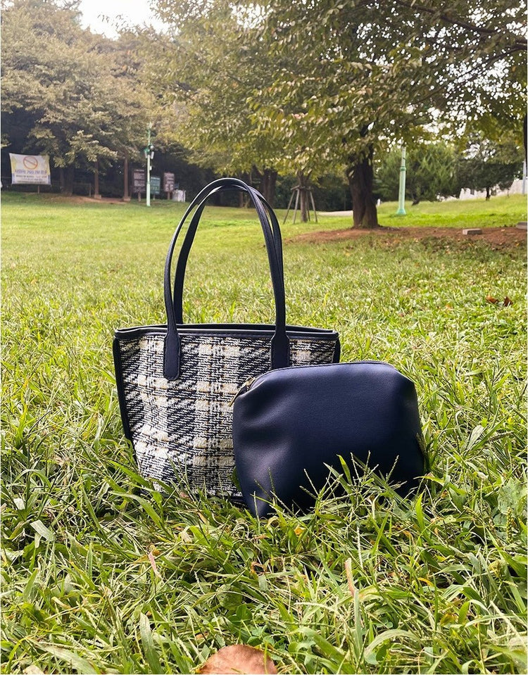 Alana Tartan Tote Bag - Image 3