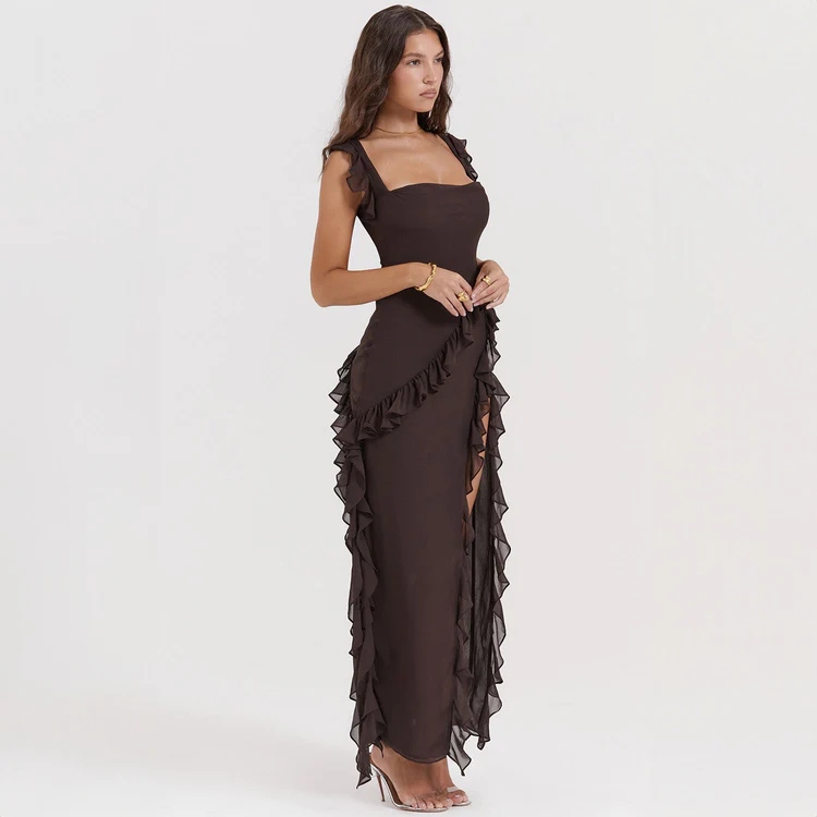Ariana Maxi Dress - Espresso - Image 3