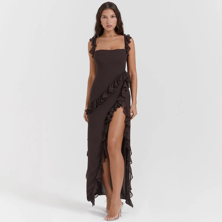 Ariana Maxi Dress - Espresso - Image 6