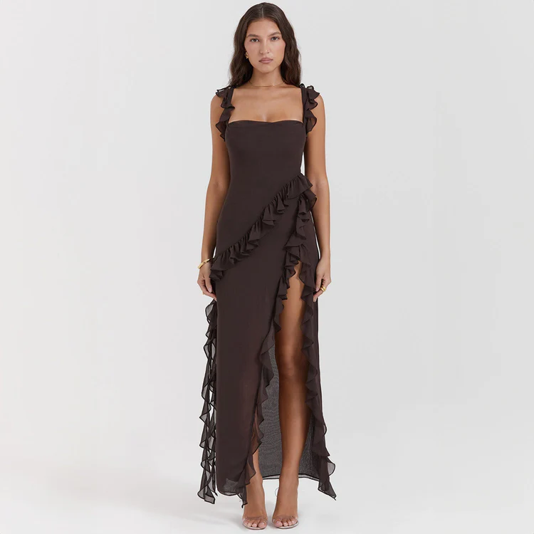 Ariana Maxi Dress - Espresso - Image 7