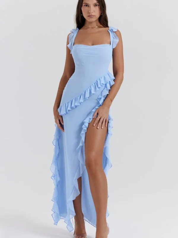 Ariana Maxi Dress - Soft Blue