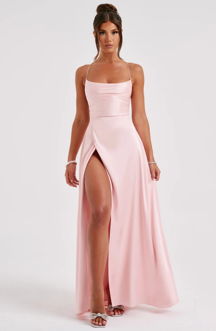 Bethany Maxi Dress - Blush - Image 6