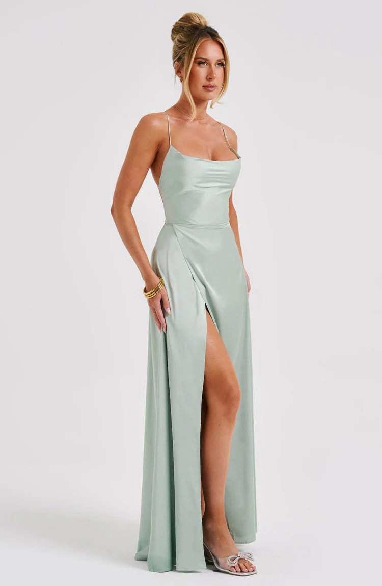 Bethany Maxi Dress - Sage - Image 3