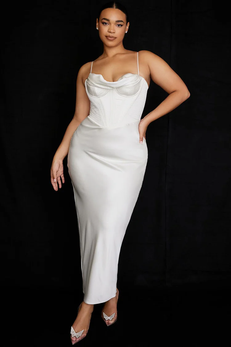 Charmelle Maxi Dress - Ivory - Image 4