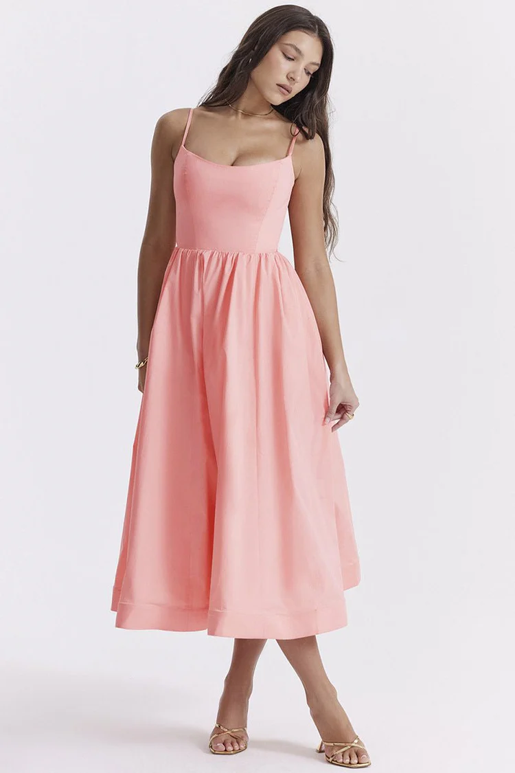 Courtney Corset Sundress - Pink - Image 5