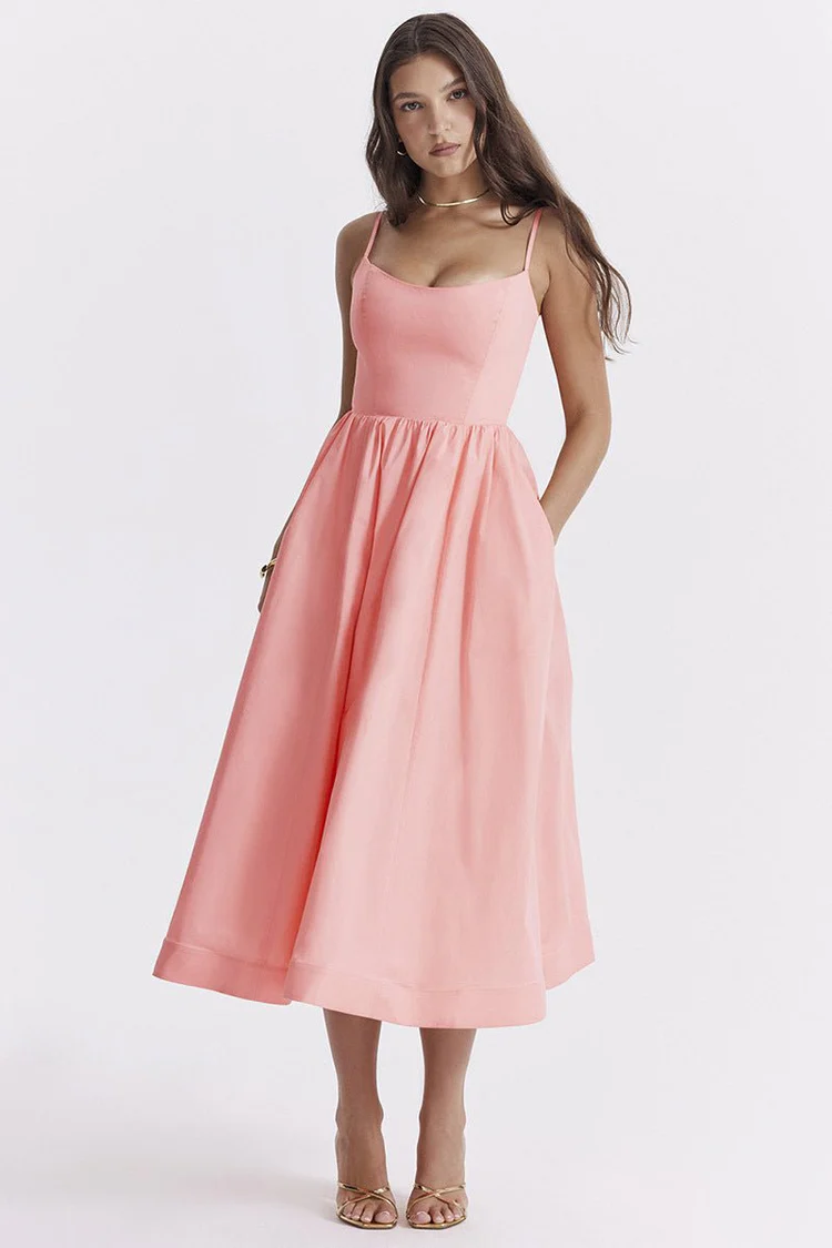 Courtney Corset Sundress - Pink - Image 3