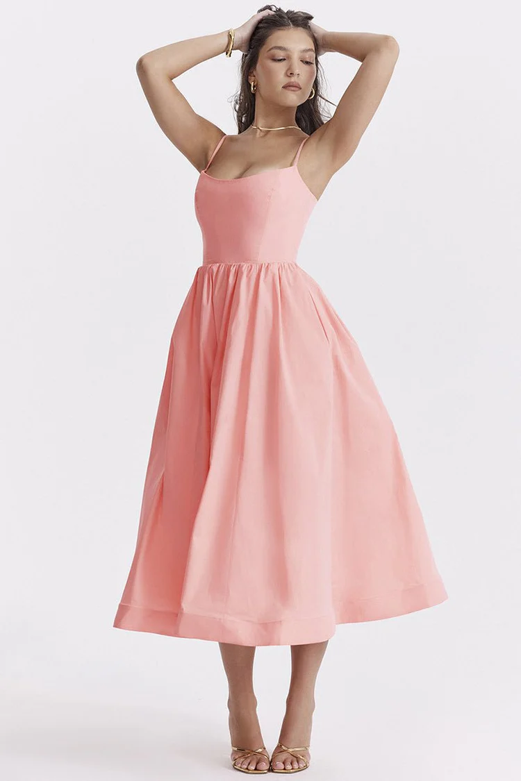 Courtney Corset Sundress - Pink - Image 4