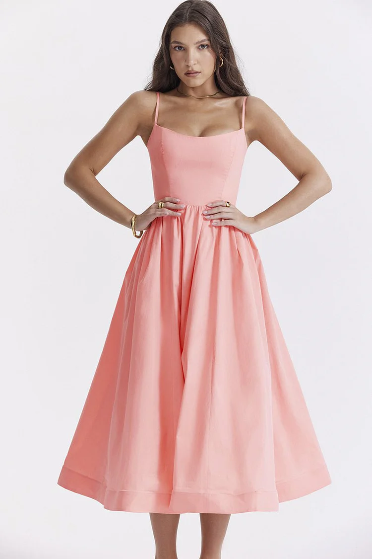 Courtney Corset Sundress - Pink - Image 2