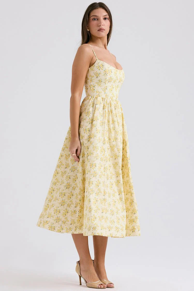 Courtney Corset Sundress - Floral Print - Image 4