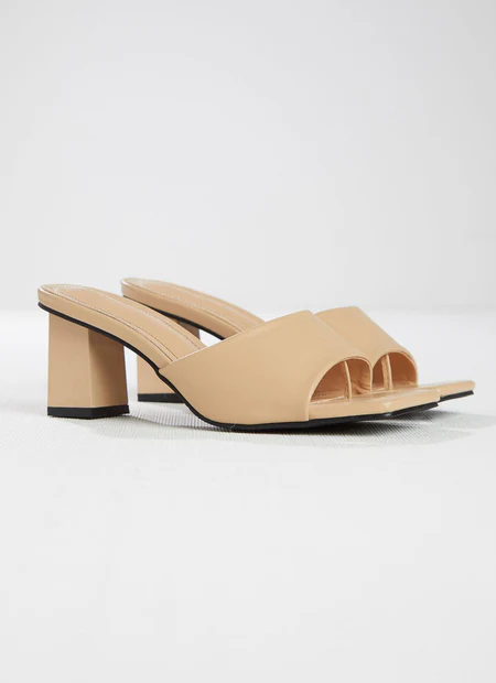 Daisy Mule Heel - Beige - Image 4