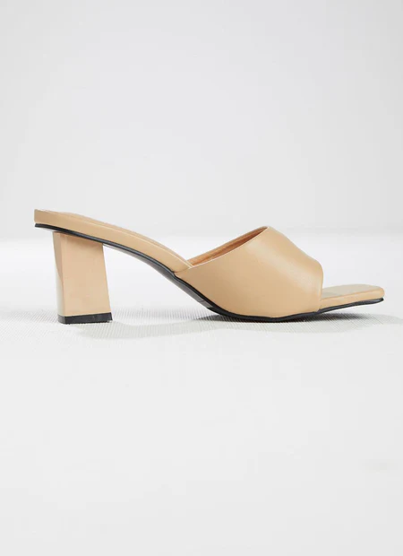 Daisy Mule Heel - Beige - Image 3
