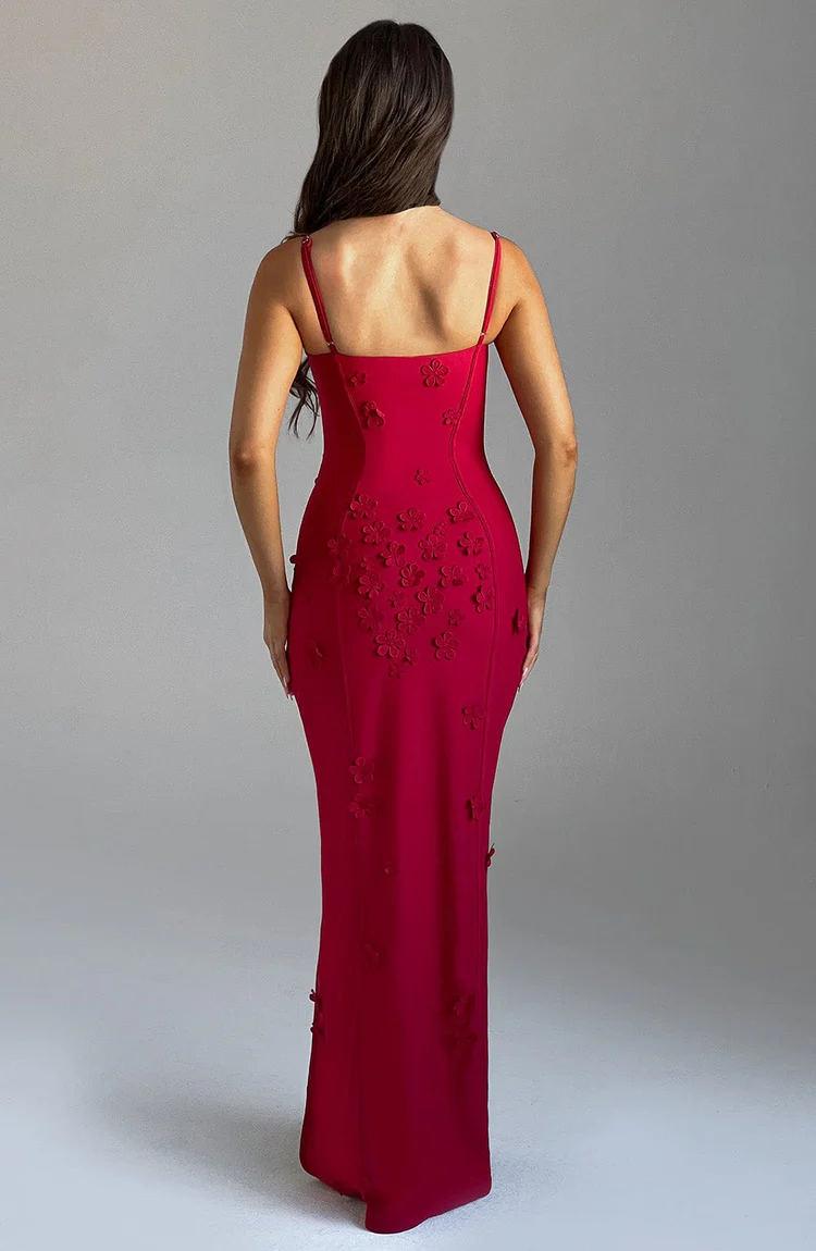 Dalary Maxi Dress - Red - Image 6