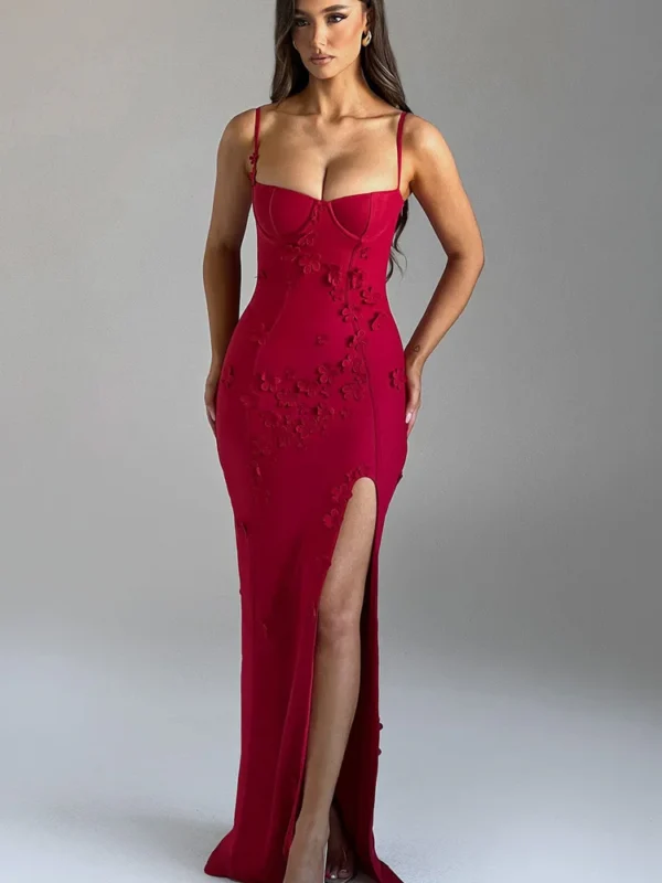 Dalary Maxi Dress - Red
