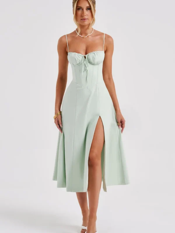 Delilah Midi Dress - Sage
