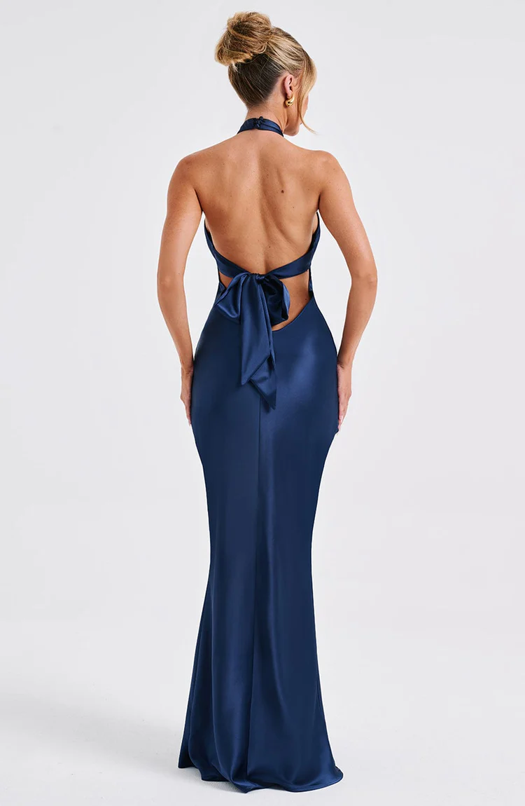 Diana Maxi Dress - Navy - Image 6