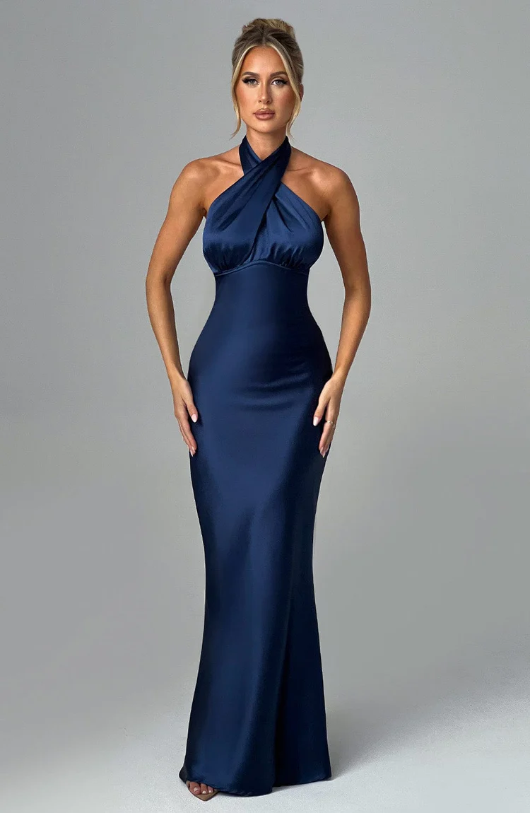 Diana Maxi Dress - Navy - Image 5