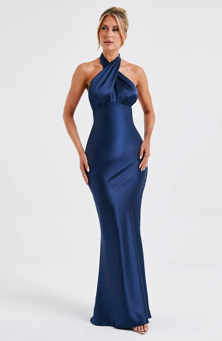 Diana Maxi Dress - Navy - Image 7
