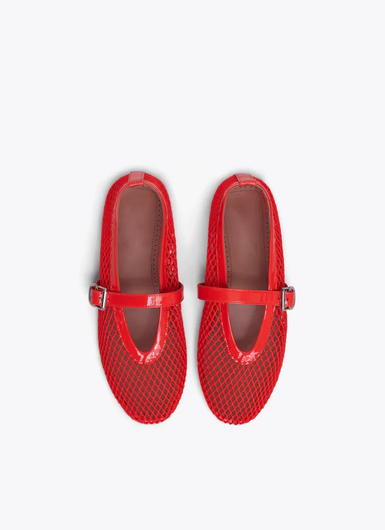 Elena London Ballet Flats - Red - Image 4