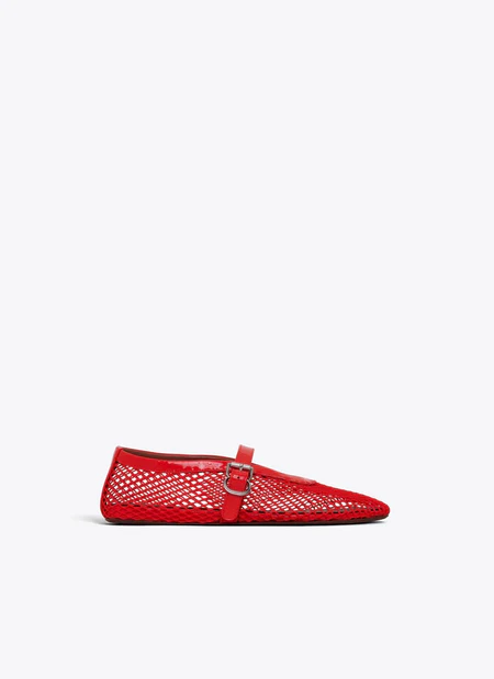 Elena London Ballet Flats - Red - Image 7