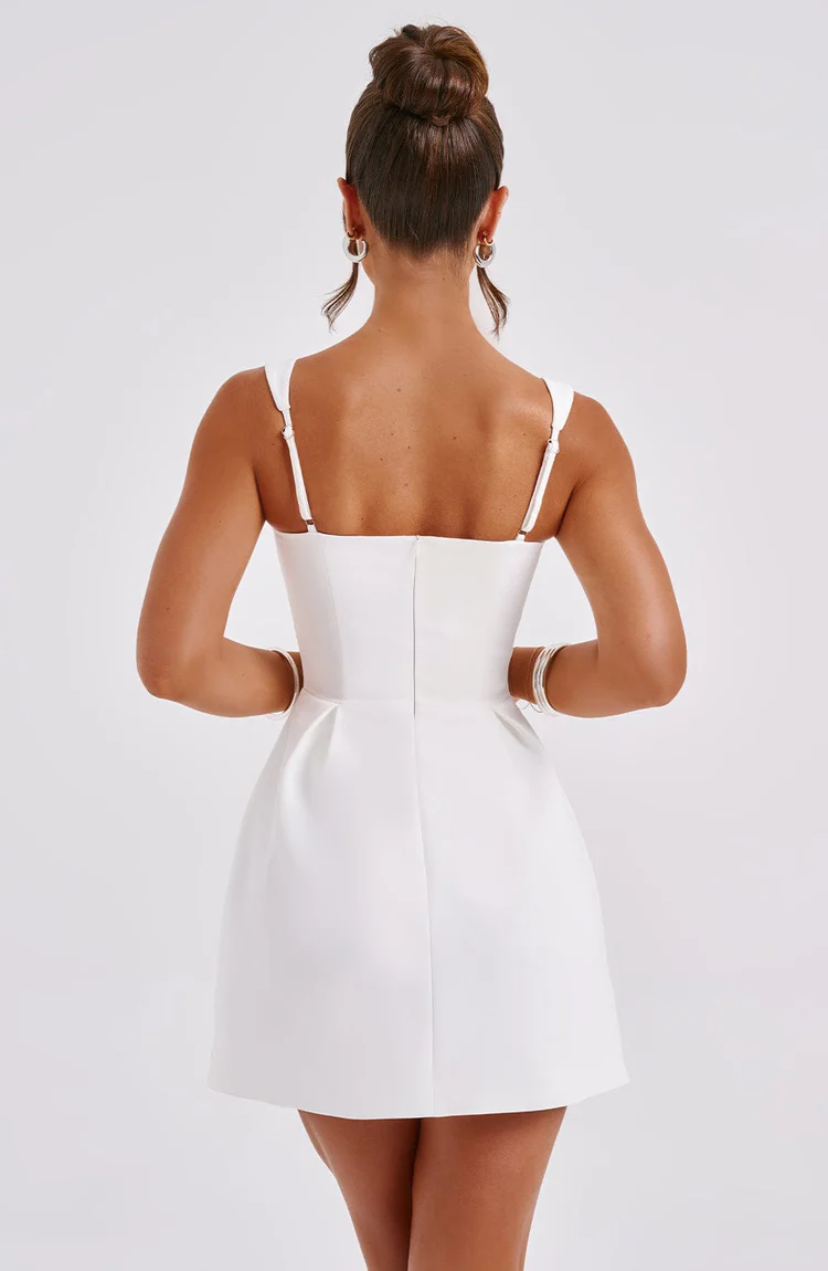 Janiyah Mini Dress - Ivory - Image 6
