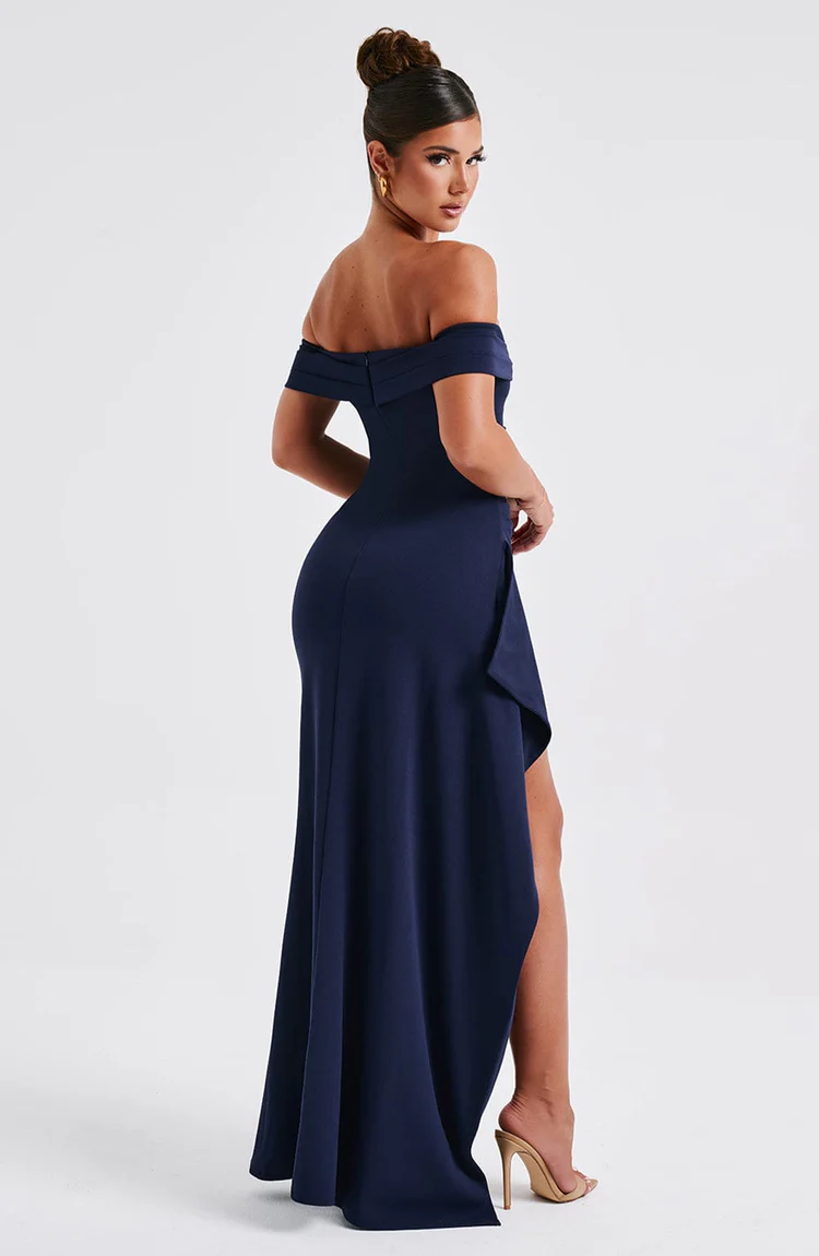 Josephine Maxi Dress - Navy - Image 5