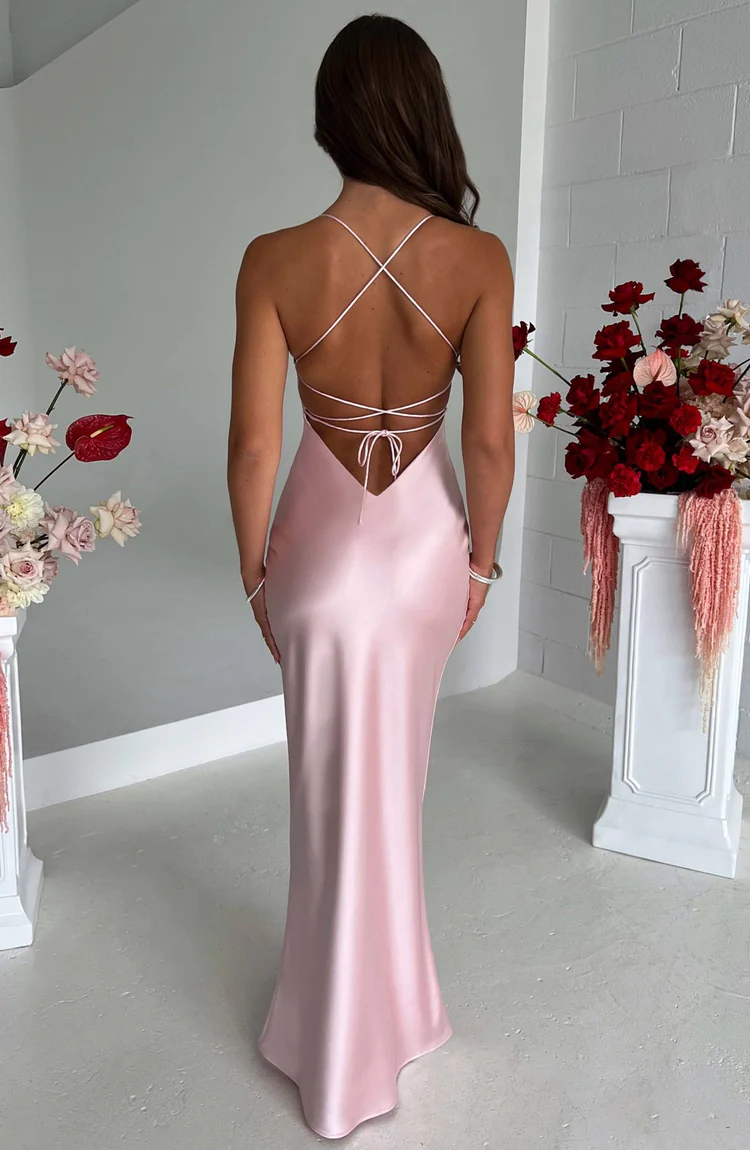 Layla Maxi Dress - Blush - Image 4