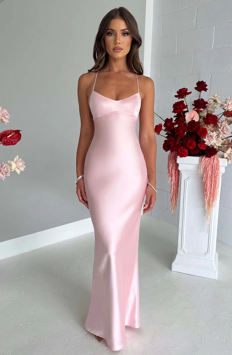 Layla Maxi Dress - Blush - Image 2