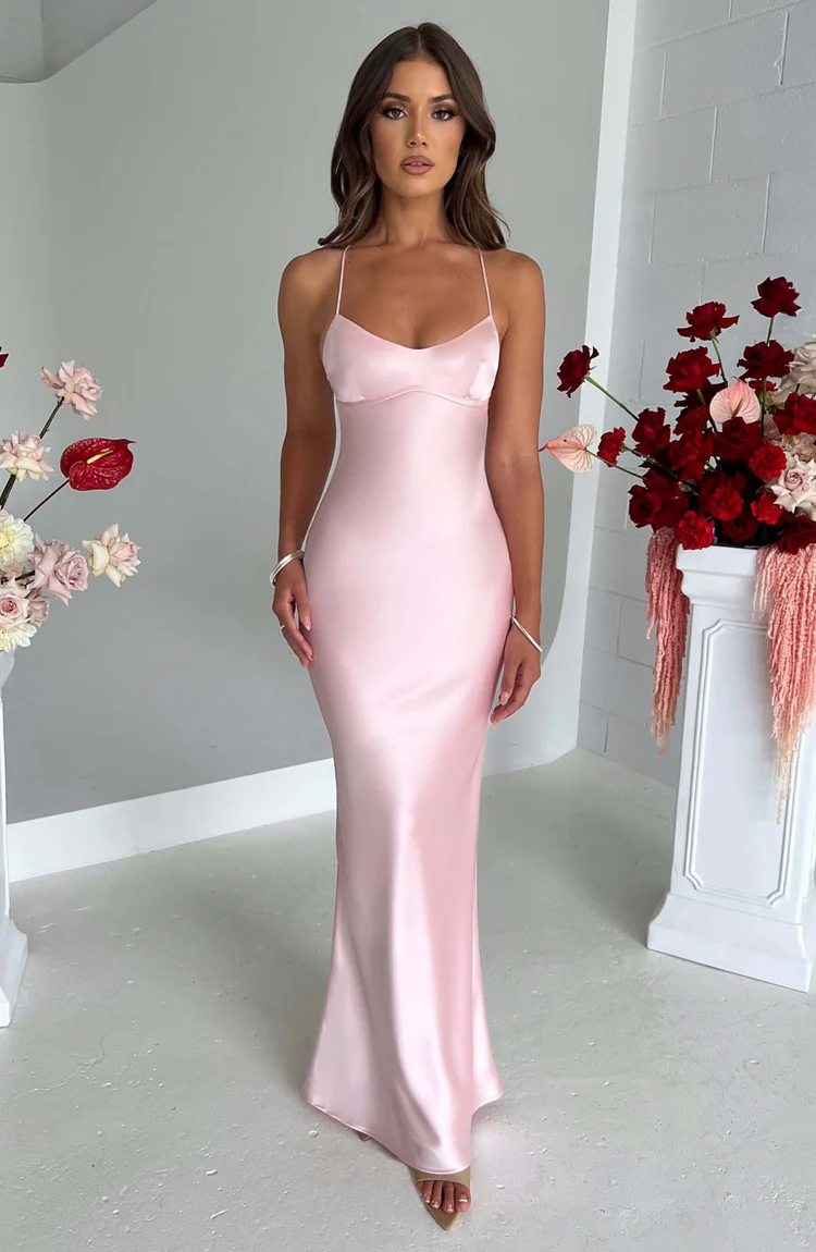 Layla Maxi Dress - Blush - Image 3