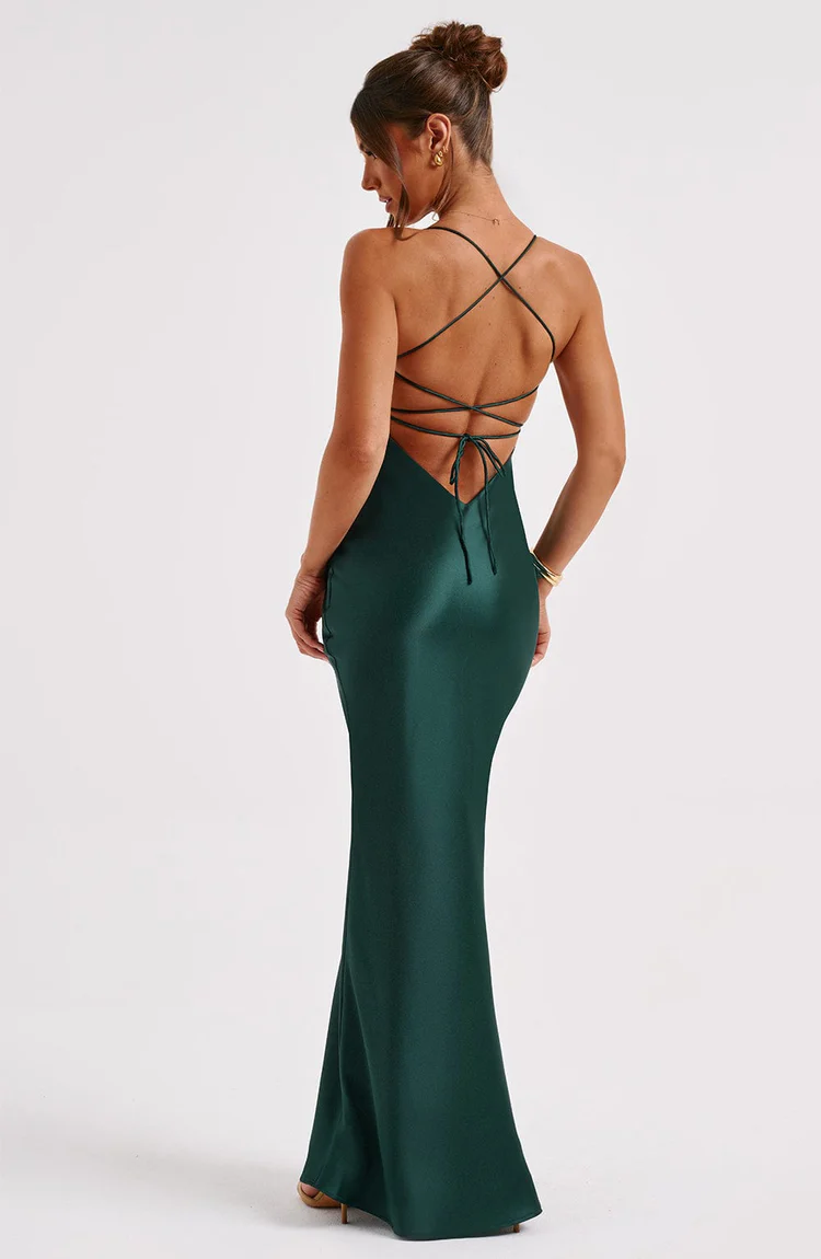 Layla Maxi Dress - Emerald - Image 5
