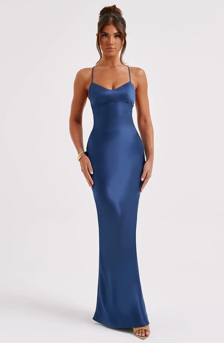 Layla Maxi Dress - Navy - Image 2