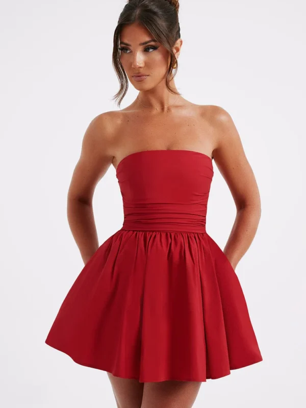 Melinda Mini Dress - Red