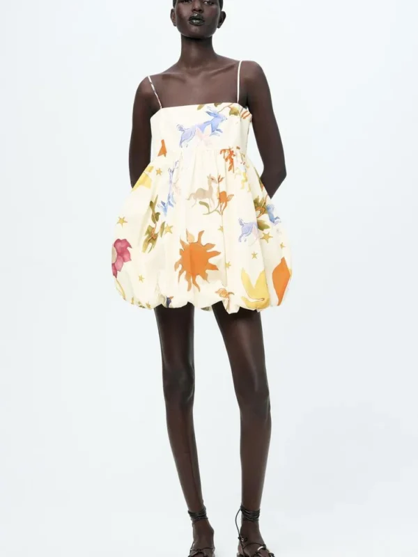 Spectrum Splash Mini Dress