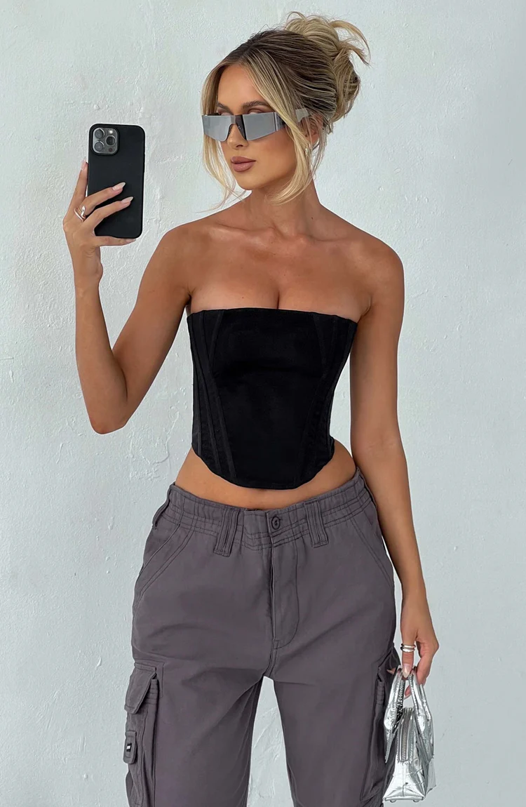 Tinashe Cargo Pants - Charcoal - Image 3