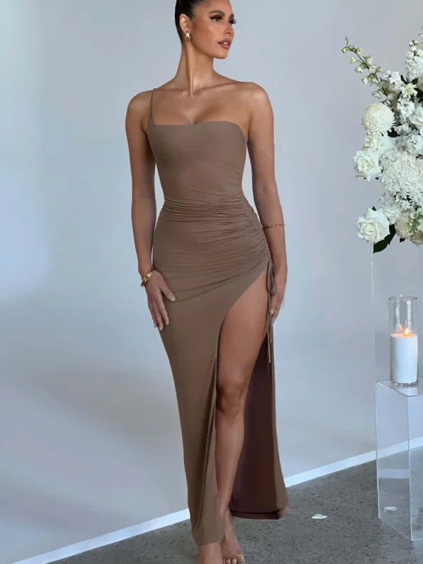 Zahara Maxi Dress - Chocolate