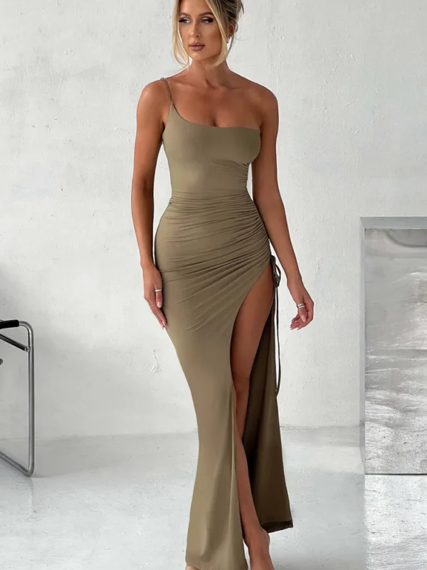 Zahara Maxi Dress - Khaki
