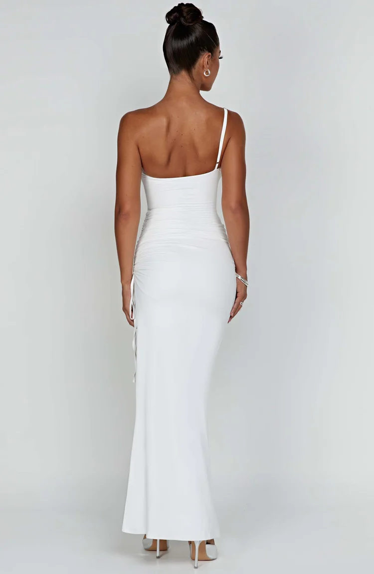 Zahara Maxi Dress - White - Image 2