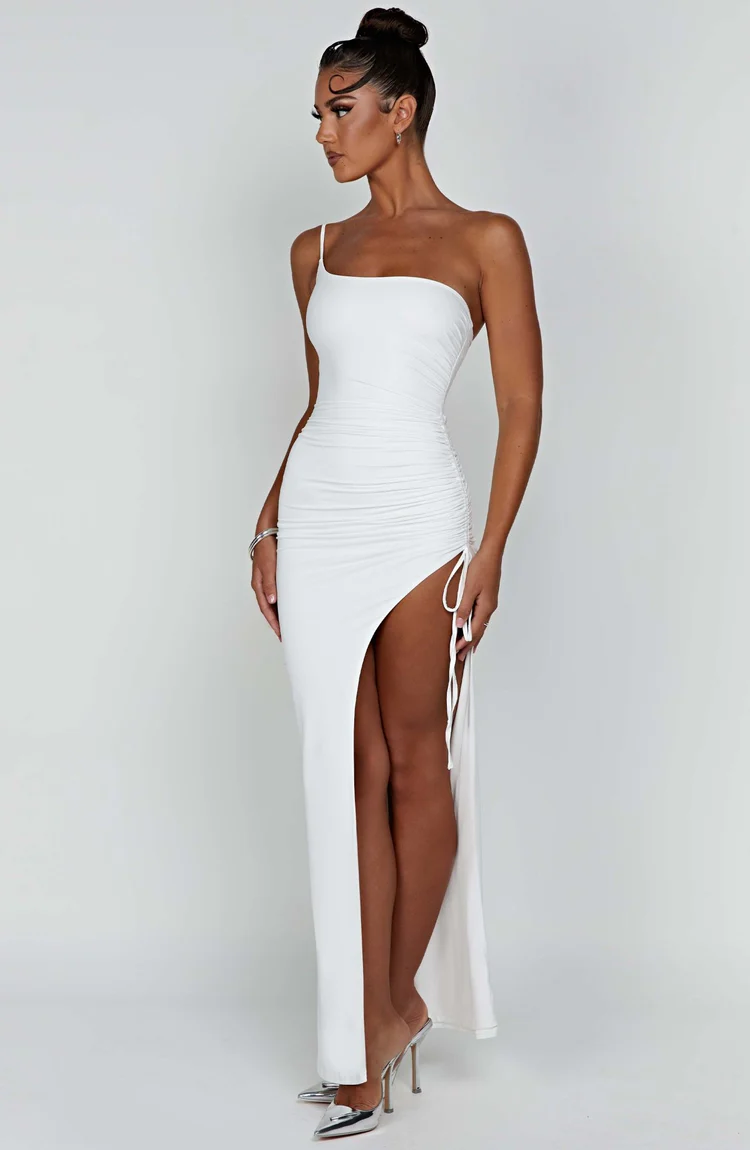 Zahara Maxi Dress - White - Image 4