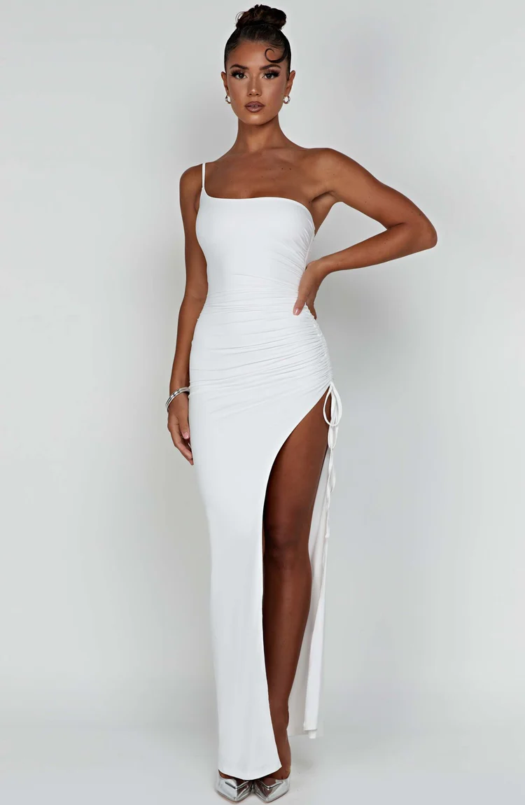 Zahara Maxi Dress - White - Image 6