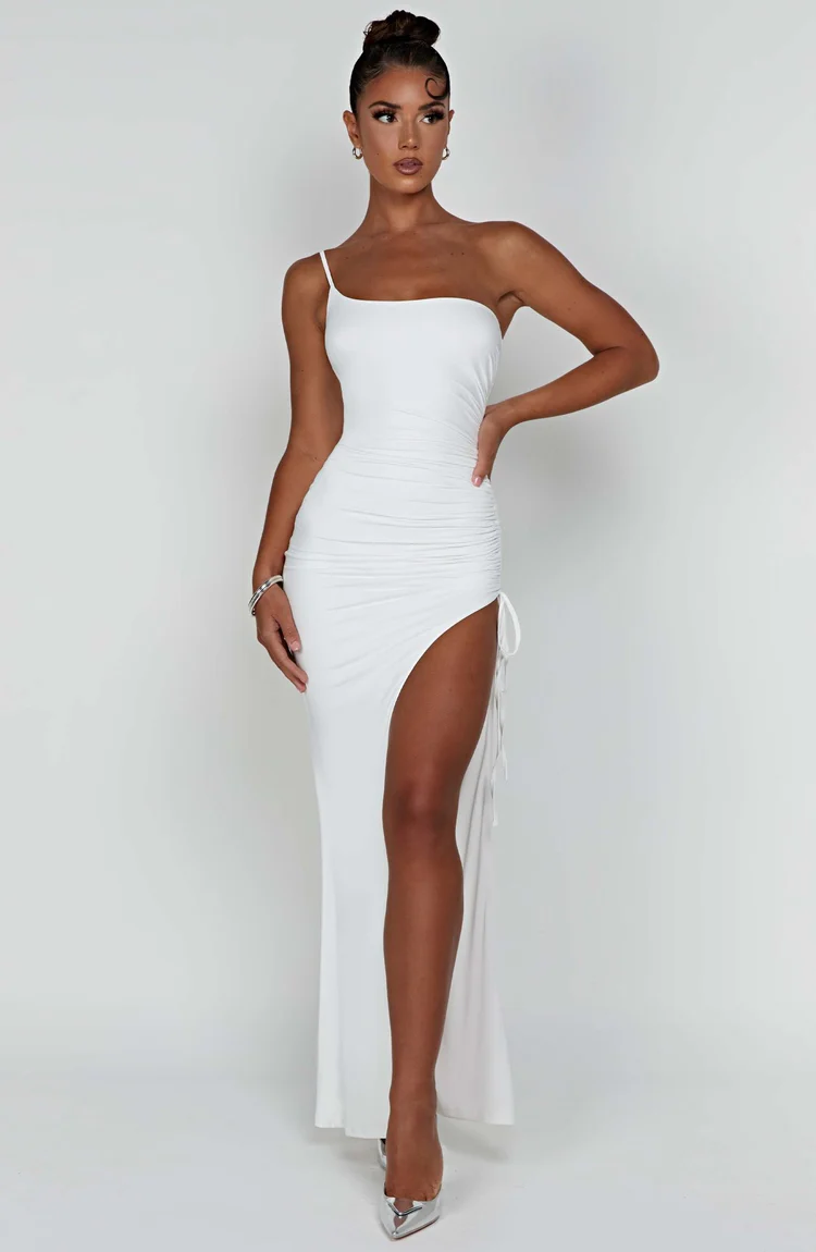 Zahara Maxi Dress - White - Image 5