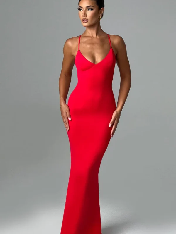 Zara Maxi Dress - Red